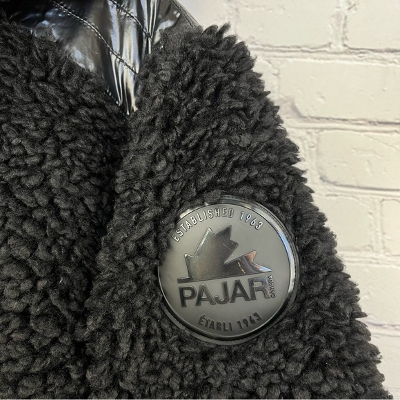 NWT Pajar Reversible 'Snow' Insulated Puffer Jacket Black Sz L - Picture 14 of 16